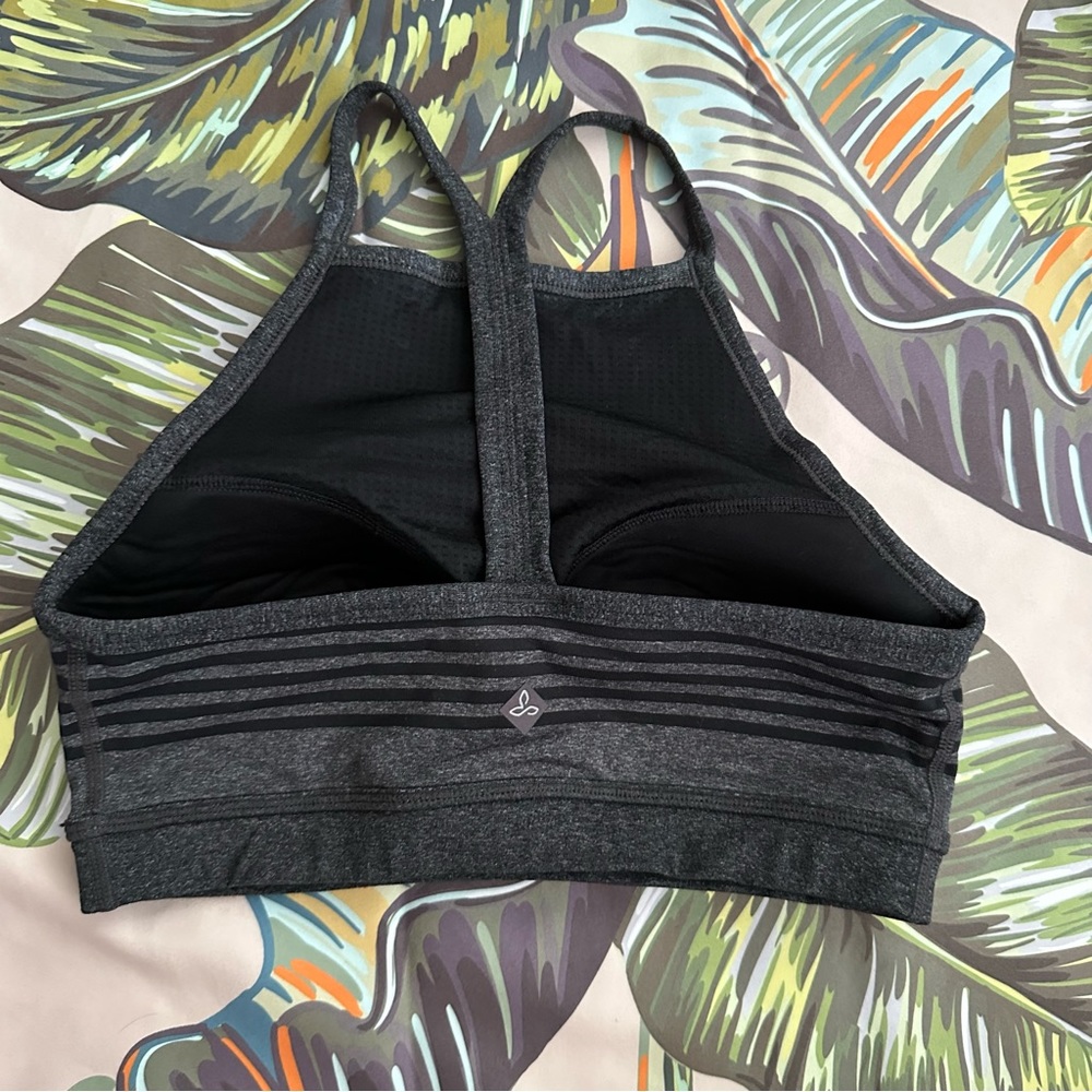 Iike new prana striped crop top bra